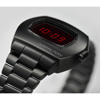 Analogue Watch - Hamilton American Classic PSR Quartz Men's Black Watch H52404130