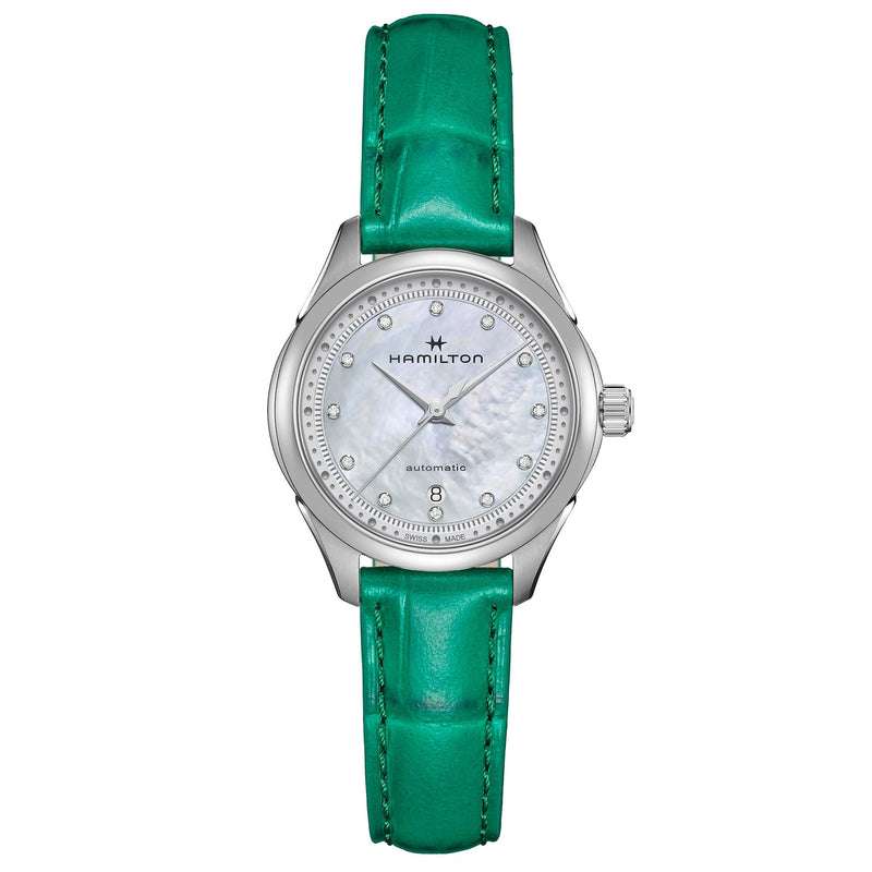 Analogue Watch - Hamilton Jazzmaster Auto Ladies Green Watch H32275890