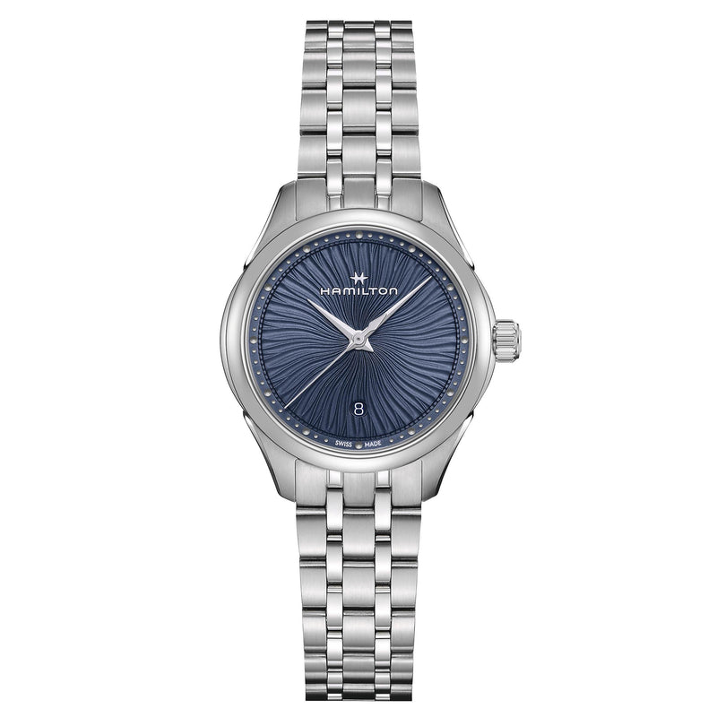 Analogue Watch - Hamilton Jazzmaster Quartz Ladies Blue Watch H32231140
