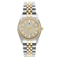 Analogue Watch - Jacques Du Manoir Ladies Inspiration Glamour Two-Tone Watch JWL01103