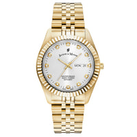 Analogue Watch - Jacques Du Manoir Ladies Inspiration Gold Watch JWG00308