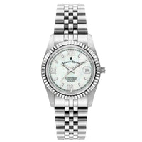 Analogue Watch - Jacques Du Manoir Ladies Inspiration Roman Silver Watch JWL01301