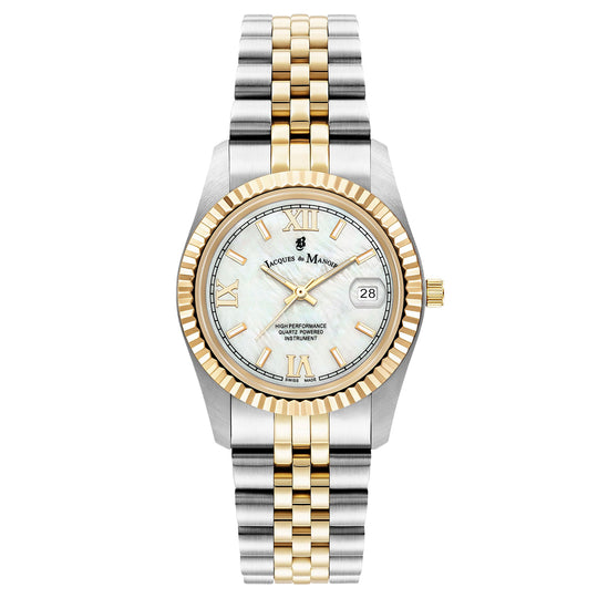 Jacques Du Manoir Ladies Inspiration Roman Two-Tone Watch JWL01303