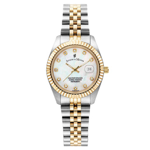 Analogue Watch - Jacques Du Manoir Ladies Inspiration Two-Tone Watch JWL01204
