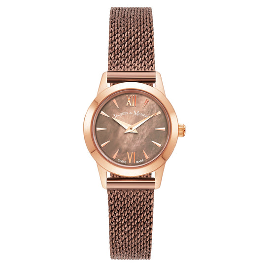 Jacques Du Manoir Ladies Mia Brown MOP Watch JWL00904