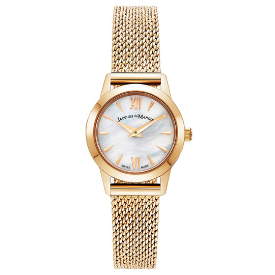 Jacques Du Manoir Ladies Mia White MOP Watch JWL00902
