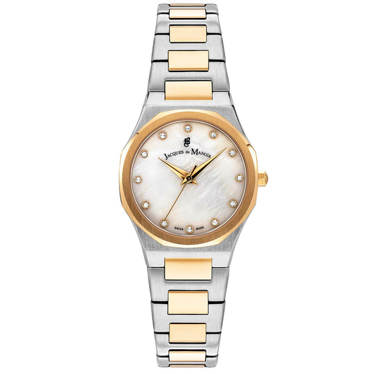 Jacques Du Manoir Ladies Viola White MOP Watch JWL01003