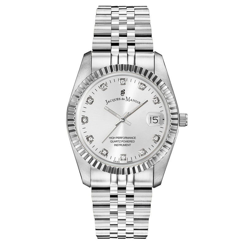 Analogue Watch - Jacques Du Manoir NRO.01 Ladies Inspiration Silver Watch