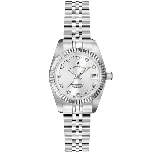 Jacques Du Manoir NRO.02 Ladies Inspiration Silver Watch