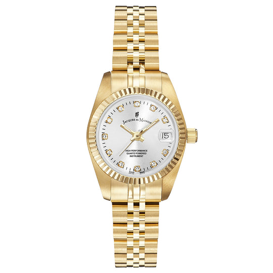 Jacques Du Manoir NRO.12 Ladies Inspiration Gold Watch