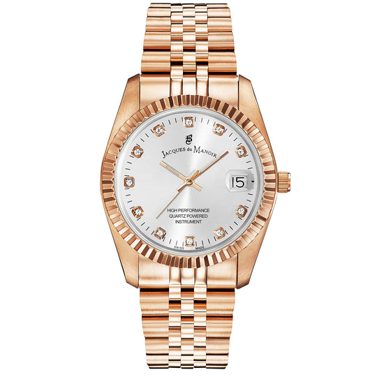 Jacques Du Manoir NRO.15 Ladies Inspiration Rose Gold Watch
