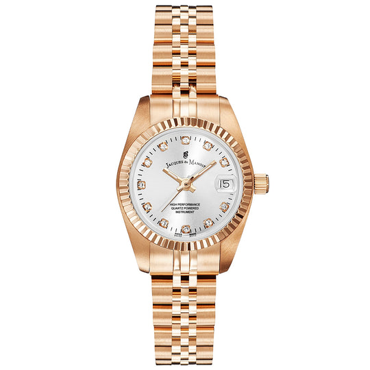 Jacques Du Manoir NRO.16 Ladies Inspiration Rose Gold Watch