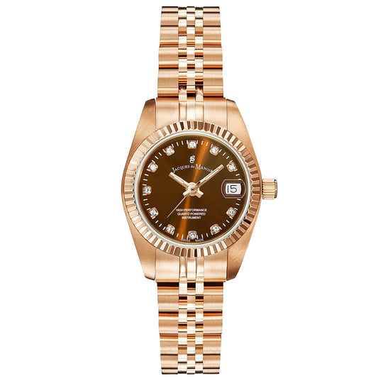 Jacques Du Manoir NRO.18 Ladies Inspiration Rose Gold Watch