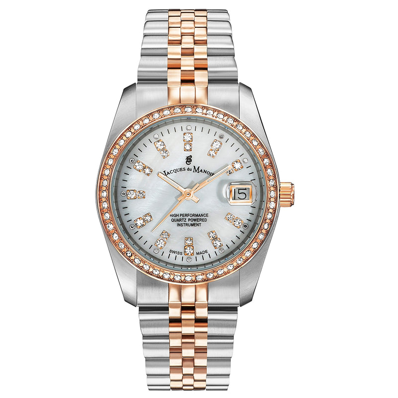 Analogue Watch - Jacques Du Manoir NROP.23 Ladies Inspiration Two-Tone Watch