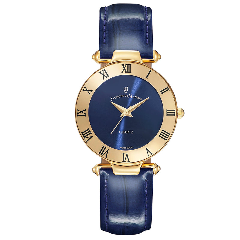 Analogue Watch - Jacques Du Manoir RCJ.03 Ladies Coupole Classic Blue Watch
