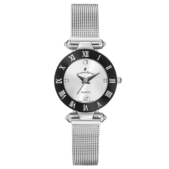Jacques Du Manoir RCM.42 Ladies Coupole Silver Watch