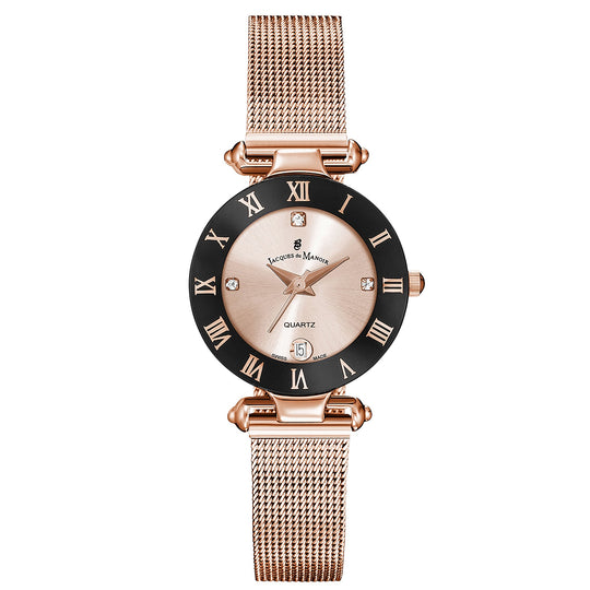 Jacques Du Manoir RCM.53 Ladies Coupole Rose Gold Watch