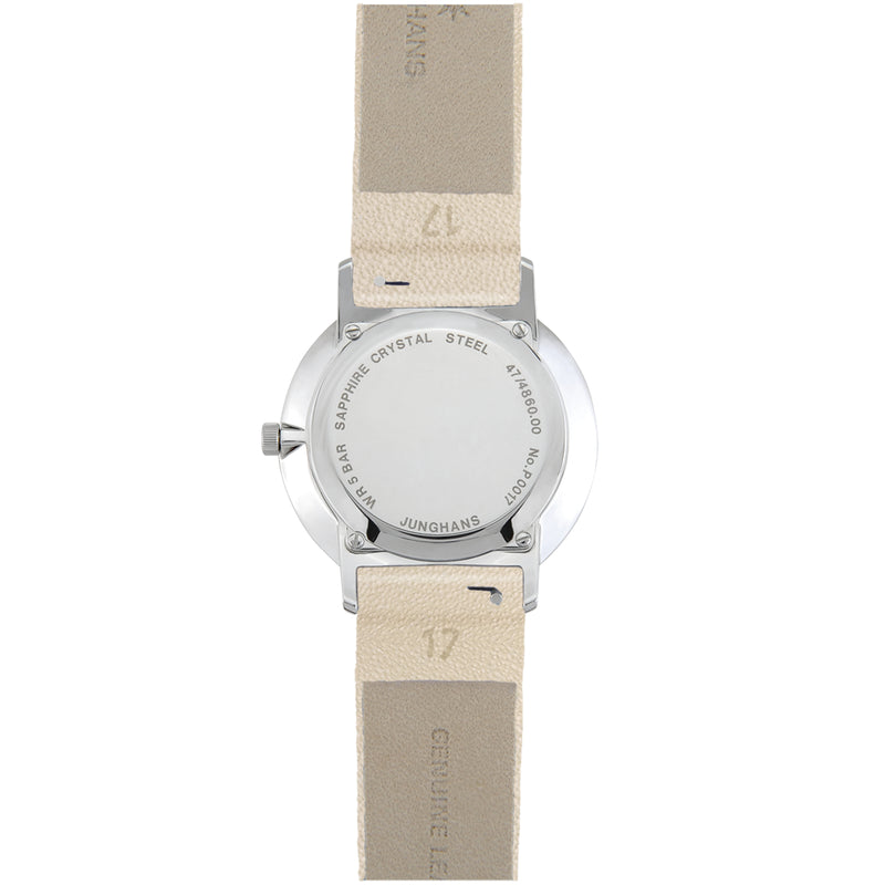 Analogue Watch - Junghans FORM Damen Ladies Cream Watch 47/4860.00
