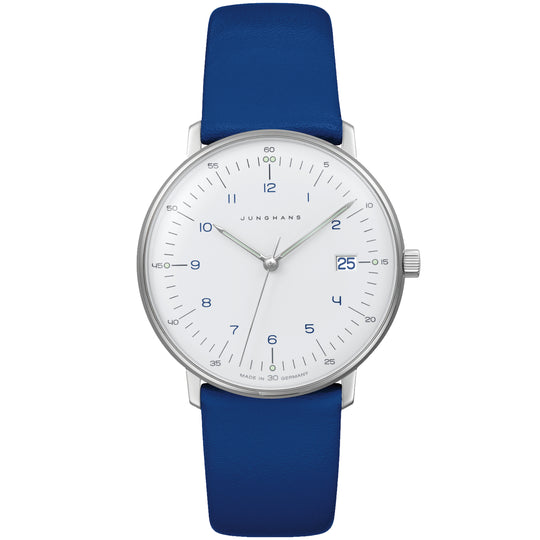 Junghans Max Bill Damen Men's White/Blue Watch 47/4540.02