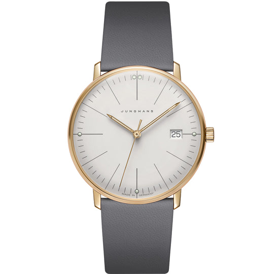 Junghans Max Bill Damen Ladies White Grey Watch 47/7853.02