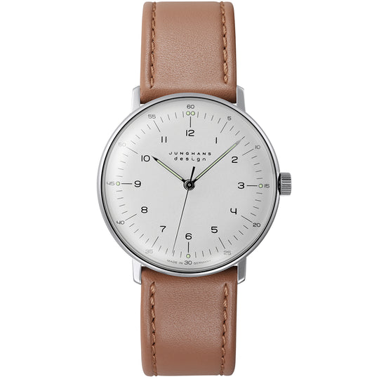 Junghans Max Bill Handaufzug White/Brown Watch 27/3701.02