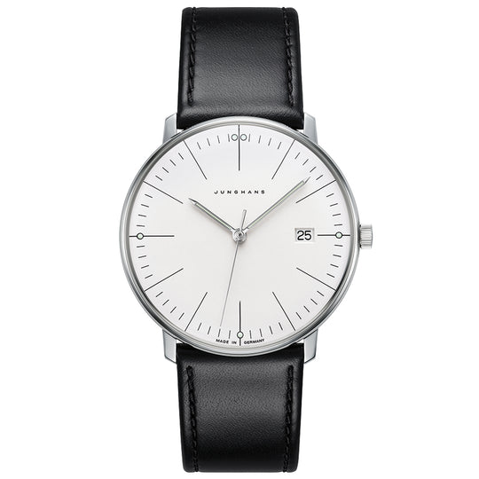 Junghans Max Bill Quartz Men's White/Black Watch 41/4817.02