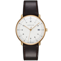 Analogue Watch - Junghans Max Bill Quartz Men's Brown Watch 41/7872.02