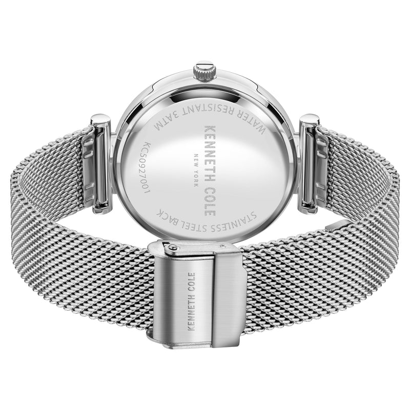 Analogue Watch - Kenneth Cole Ladies Black Watch KC50927001