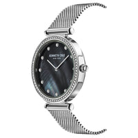 Analogue Watch - Kenneth Cole Ladies Black Watch KC50927001