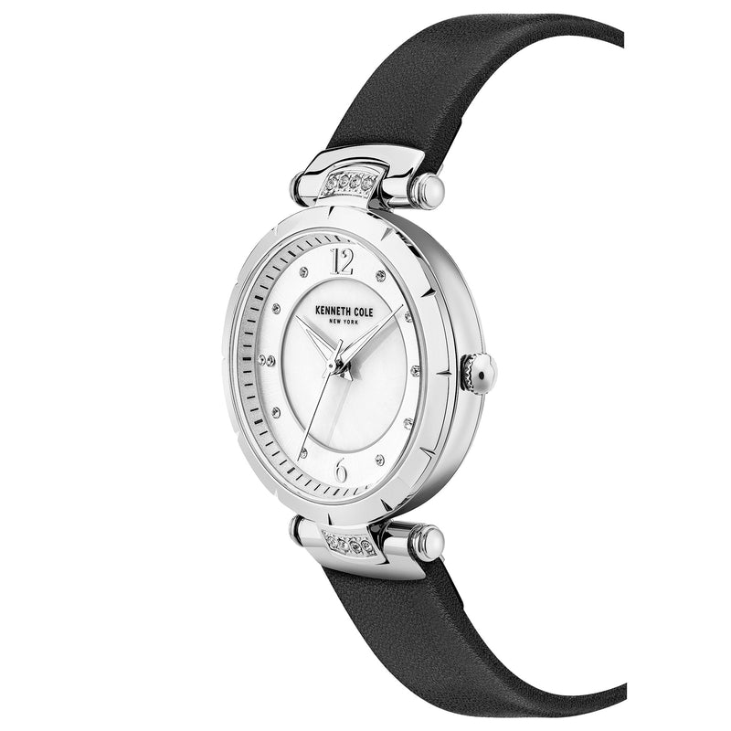 Analogue Watch - Kenneth Cole Ladies Black Watch KC50963001
