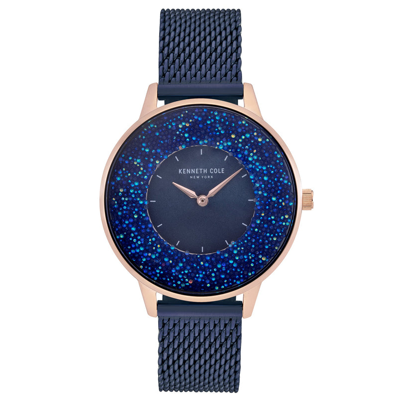 Analogue Watch - Kenneth Cole Ladies Blue Watch KC51053002