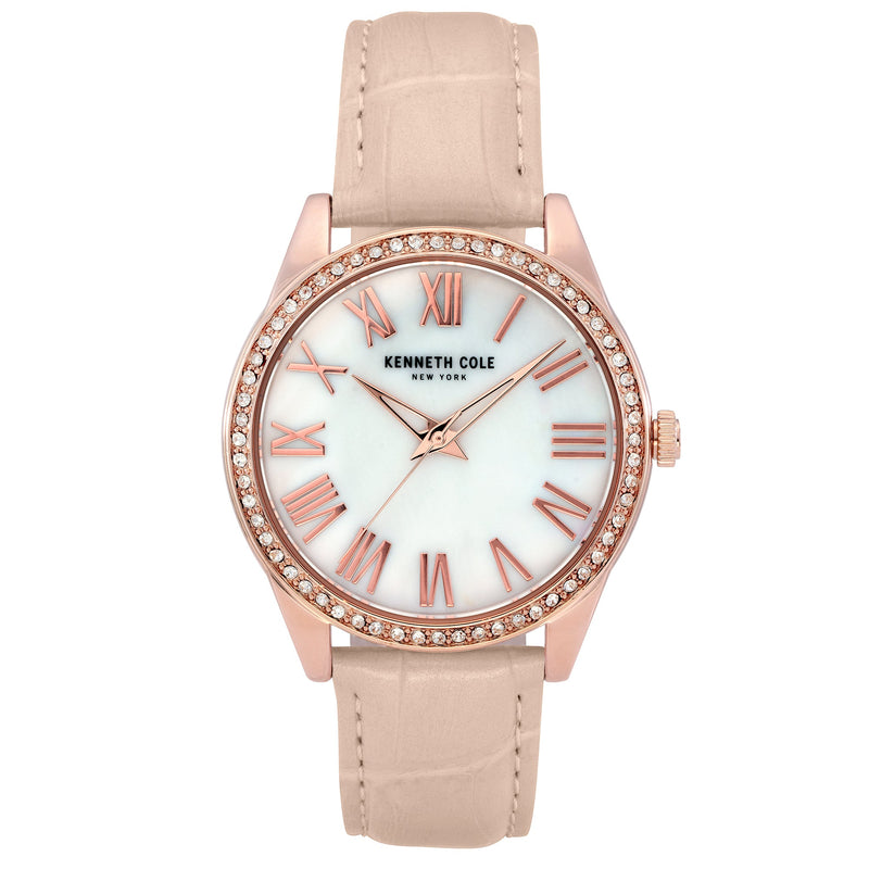 Analogue Watch - Kenneth Cole Ladies Gold Watch KC50941003