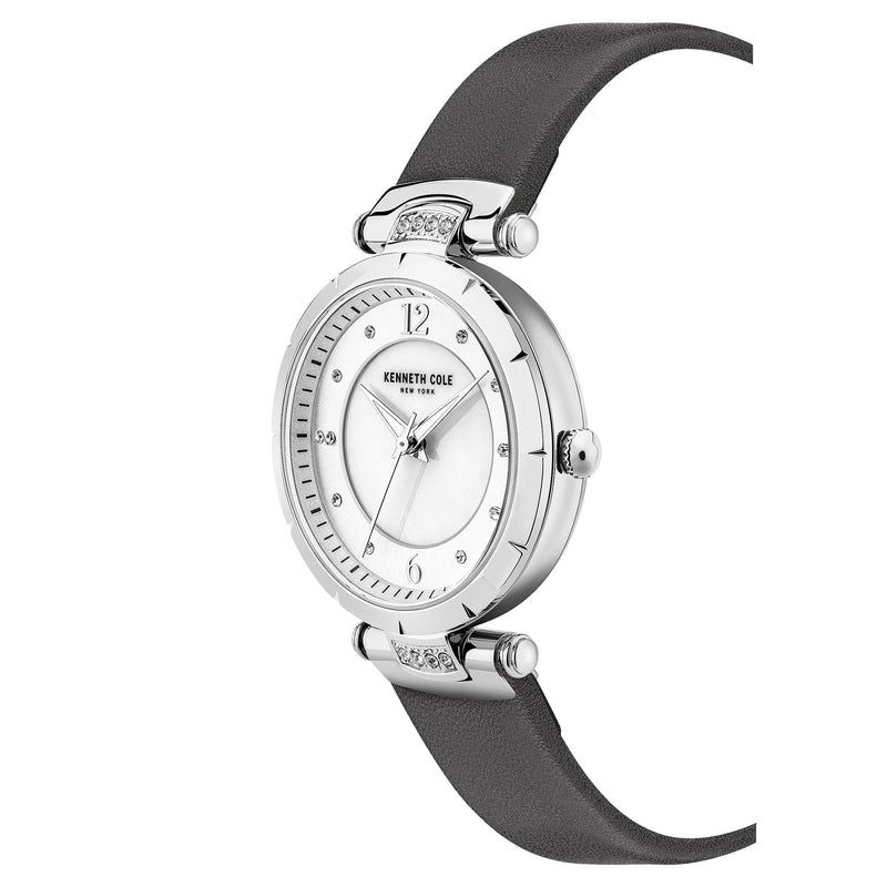 Analogue Watch - Kenneth Cole Ladies Grey Watch KC50963004