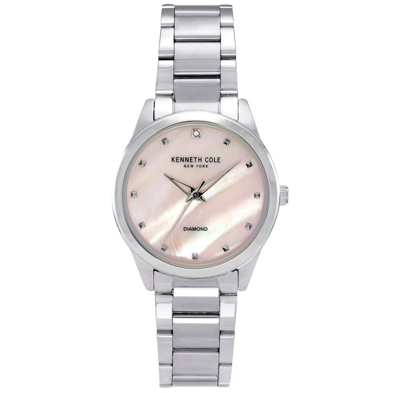 Analogue Watch - Kenneth Cole Ladies Pink Watch KC50938001