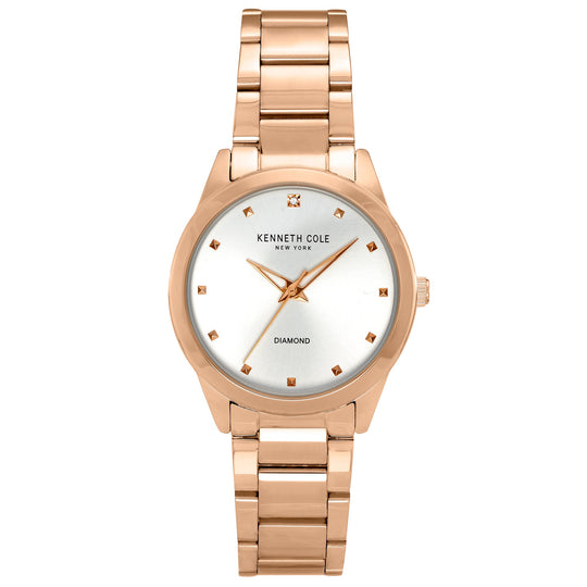 Kenneth Cole Ladies Rose Gold Watch KC50938002