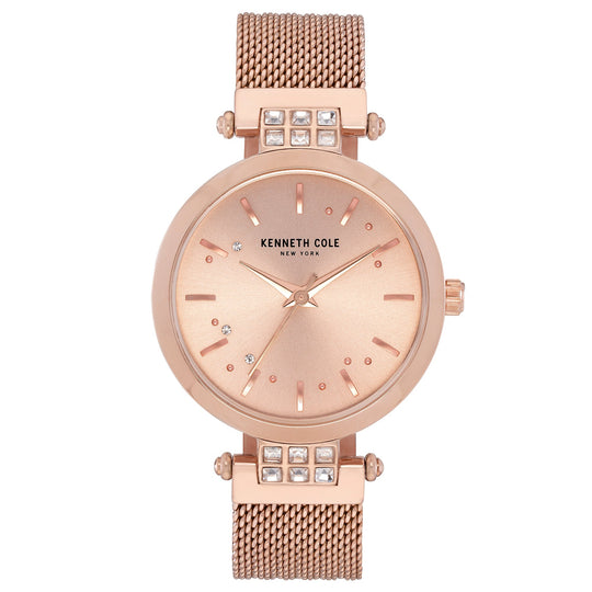 Kenneth Cole Ladies Rose Gold Watch KC50960002