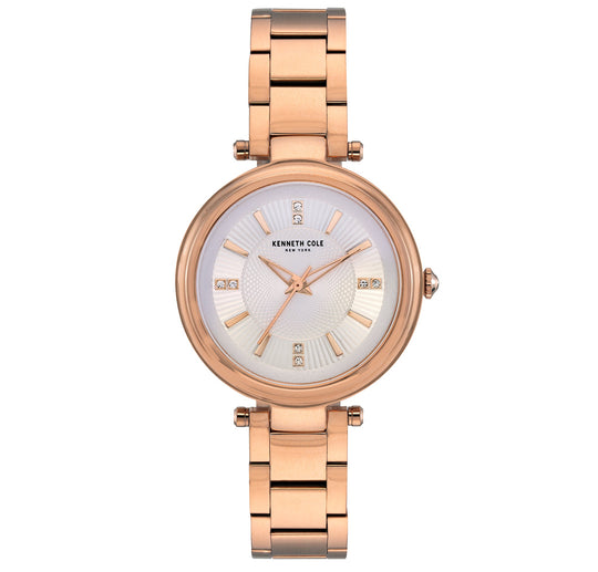 Kenneth Cole Ladies Rose Gold Watch KC50961001