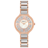 Analogue Watch - Kenneth Cole Ladies Two-Tone Watch KC51054003