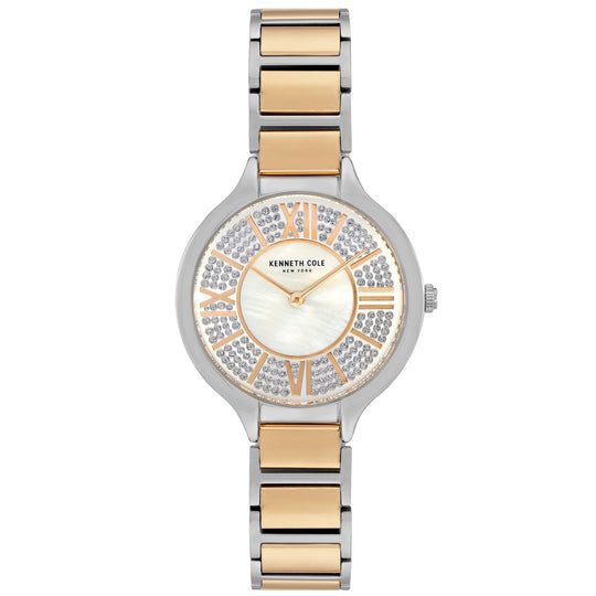 Kenneth Cole Ladies Two-Tone Watch KC51054004