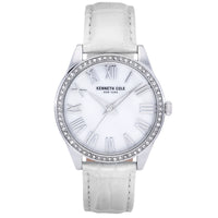 Analogue Watch - Kenneth Cole Ladies White Watch KC50941001