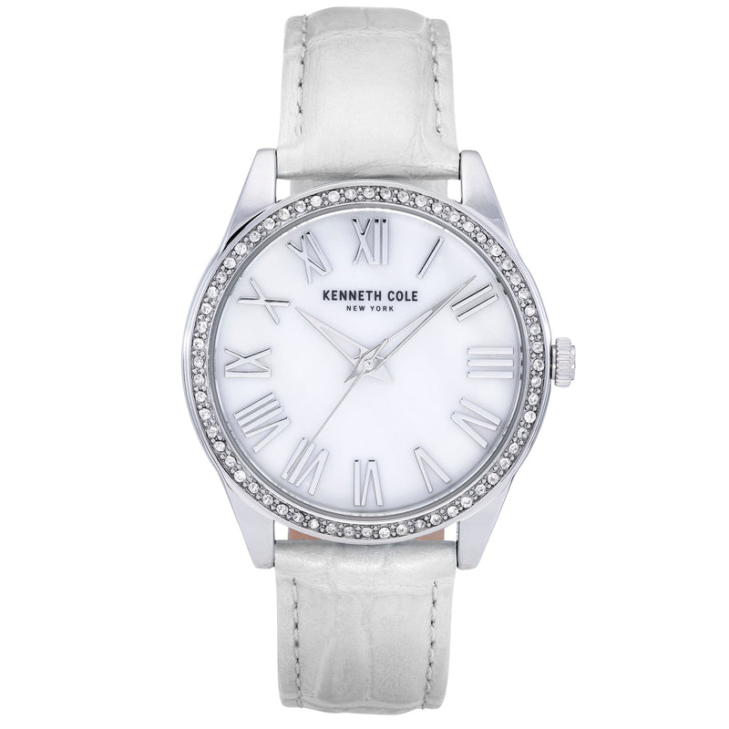 Analogue Watch - Kenneth Cole Ladies White Watch KC50941001