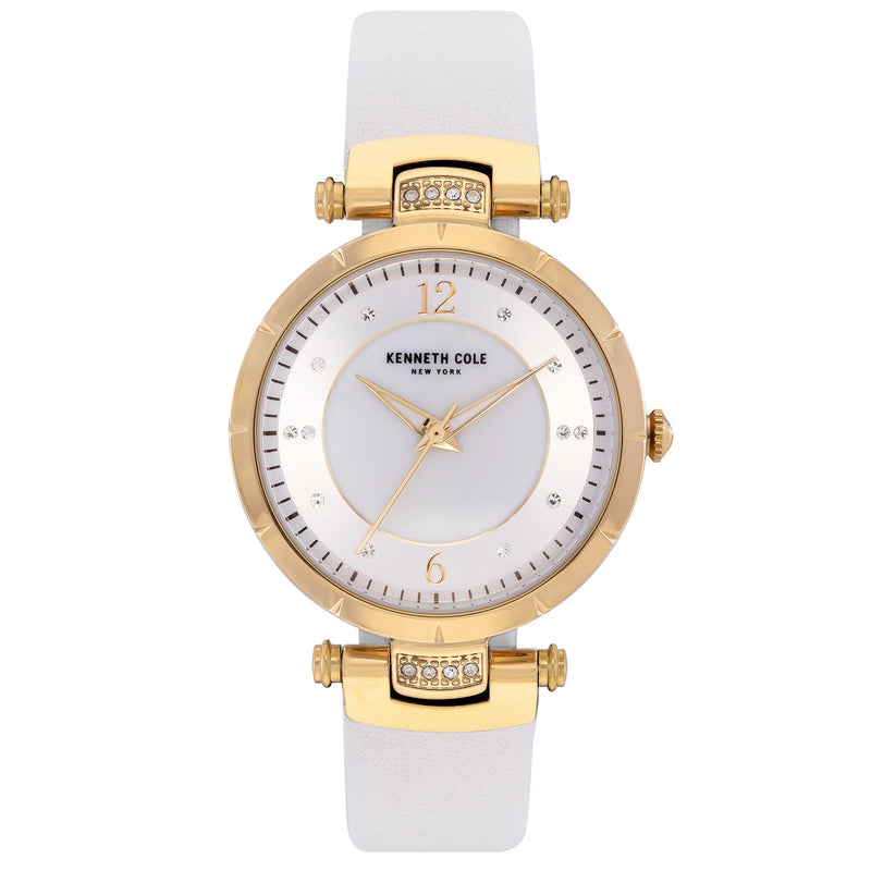 Analogue Watch - Kenneth Cole Ladies White Watch KC50963003