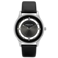 Analogue Watch - Kenneth Cole Men's Black Watch KC50883001