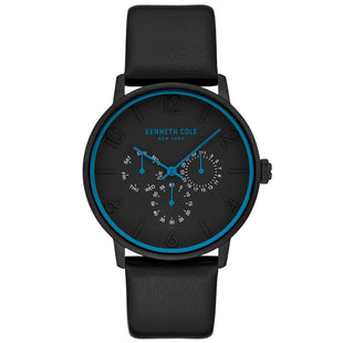Analogue Watch - Kenneth Cole Men's Black Watch KC51039004