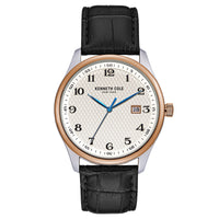 Analogue Watch - Kenneth Cole Men's Black Watch KC51049003