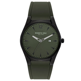 Analogue Watch - Kenneth Cole Men's Black Watch KC51086004