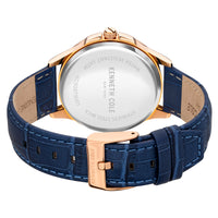 Analogue Watch - Kenneth Cole Men's Blue Watch KC50879001
