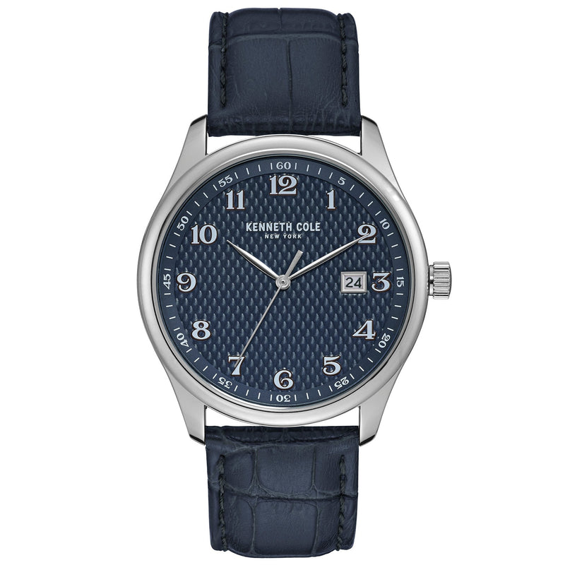 Analogue Watch - Kenneth Cole Men's Blue Watch KC51049002