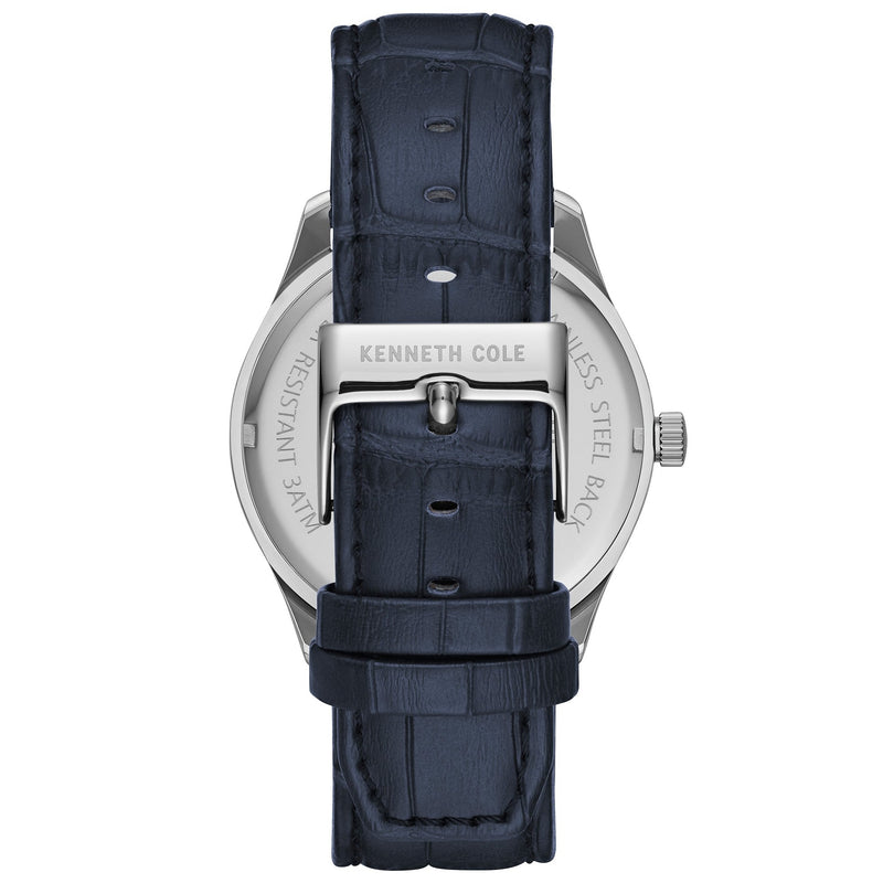Analogue Watch - Kenneth Cole Men's Blue Watch KC51049002