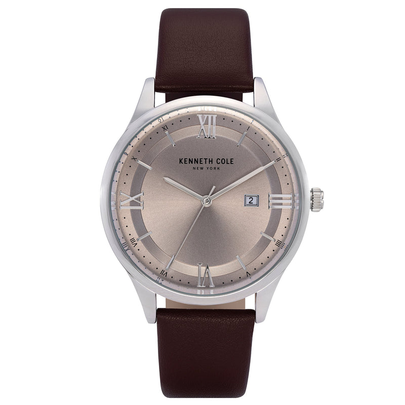 Analogue Watch - Kenneth Cole Men's Brown Watch KC50881002